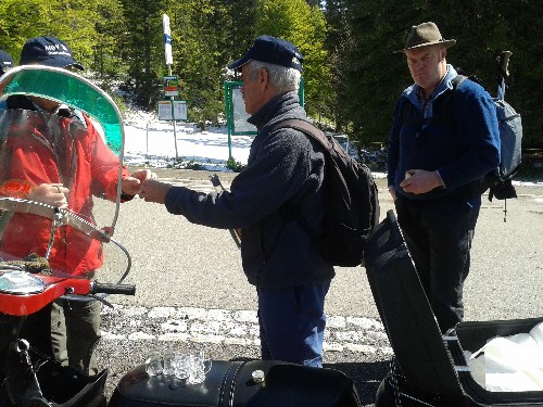 Start zur gemeinsamen Wanderung – Vatertagswanderung 2012