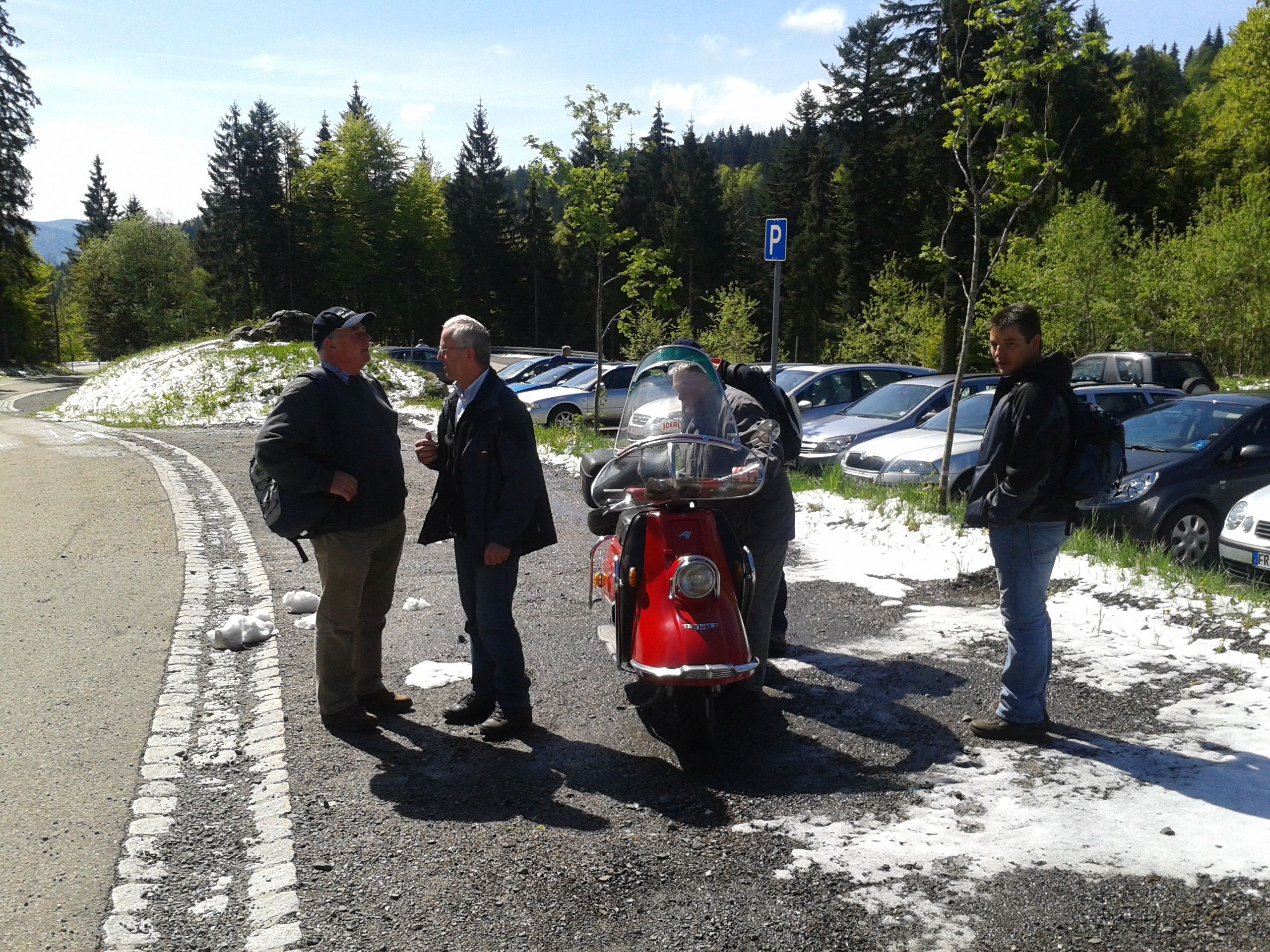 Start zur gemeinsamen Wanderung – Vatertagswanderung 2012