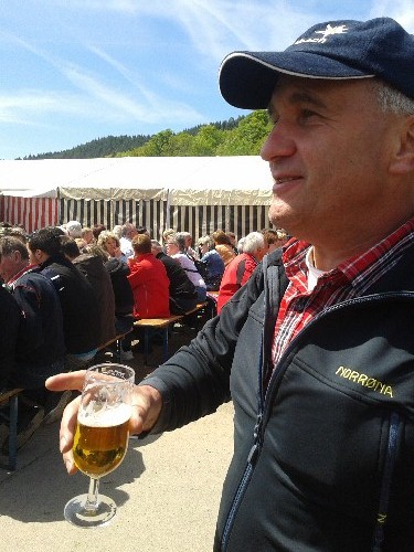 Start zur gemeinsamen Wanderung – Vatertagswanderung 2012