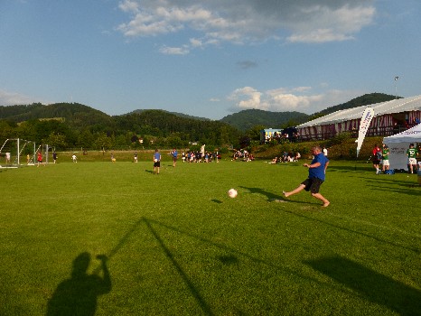 Die Mannschaft des Männerchors – Elfmeterkick 2013