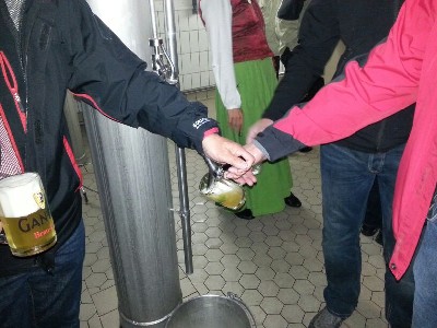 Gemeinsame Verkostung – Ganter Brau-Erlebnis 2014