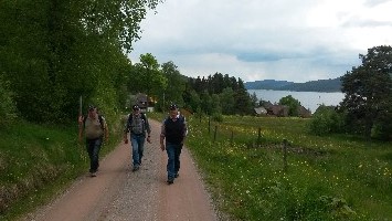 Gesellige Runde zum Abschluss – Vatertagswanderung 2014
