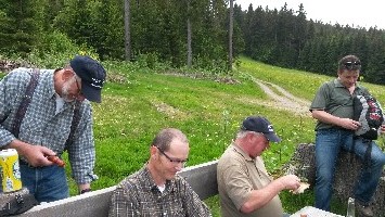 Start zur gemeinsamen Wanderung – Vatertagswanderung 2014