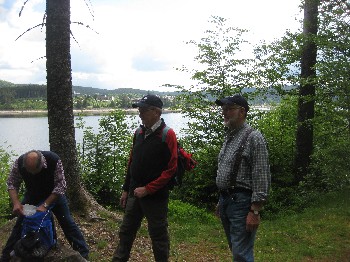 Gesellige Runde zum Abschluss – Vatertagswanderung 2014