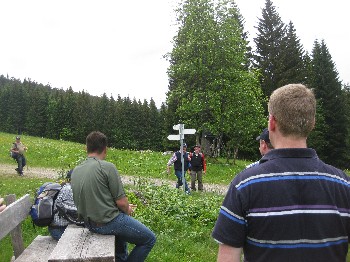 Start zur gemeinsamen Wanderung – Vatertagswanderung 2014