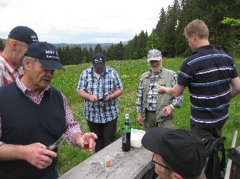 Start zur gemeinsamen Wanderung – Vatertagswanderung 2014