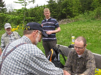 Gesellige Runde zum Abschluss – Vatertagswanderung 2014