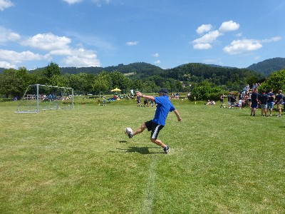 Die Mannschaft des Männerchors – Elfmeterkick 2016