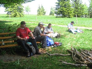 Start zur gemeinsamen Wanderung – Vatertagswanderung 2009