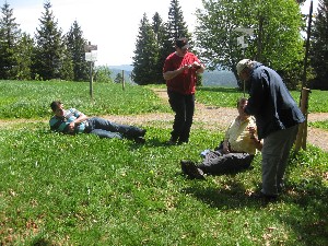 Start zur gemeinsamen Wanderung – Vatertagswanderung 2009