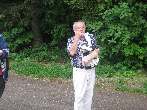 Gesellige Runde zum Abschluss – Vatertagswanderung 2009