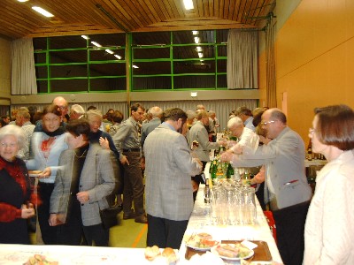 Geselliges Beisammensein nach dem Herbstkonzert 2003