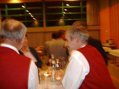 Geselliges Beisammensein nach dem Herbstkonzert 2003