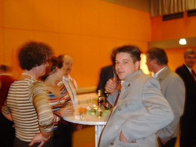 Geselliges Beisammensein nach dem Herbstkonzert 2003
