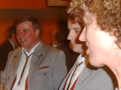 Geselliges Beisammensein nach dem Herbstkonzert 2003