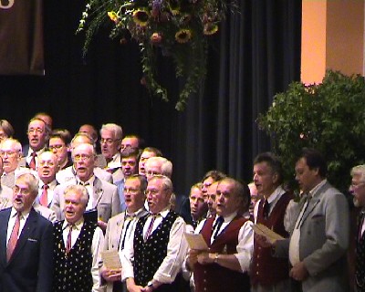 Chöre der Chorgruppe Dreisamtal beim Konzert 2009