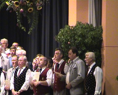 Chöre der Chorgruppe Dreisamtal beim Konzert 2009