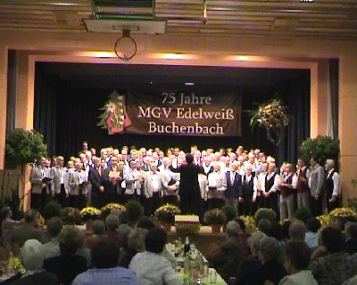 Chöre der Chorgruppe Dreisamtal beim Konzert 2009