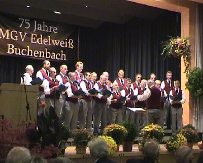 Chöre der Chorgruppe Dreisamtal beim Konzert 2009