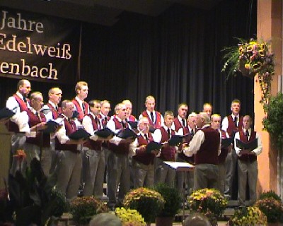 Chöre der Chorgruppe Dreisamtal beim Konzert 2009