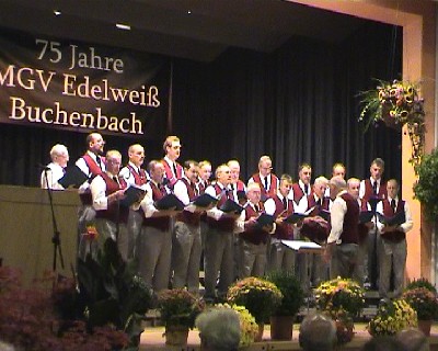Chöre der Chorgruppe Dreisamtal beim Konzert 2009