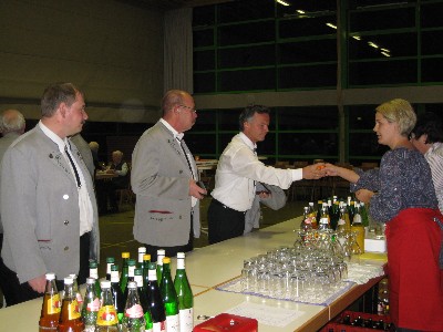 Vorbereitungen und Bewirtung beim Herbstkonzert 2010