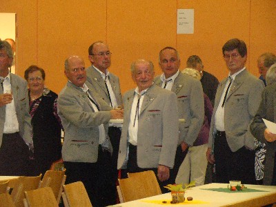 Chorbild vor dem Herbstkonzert 2011