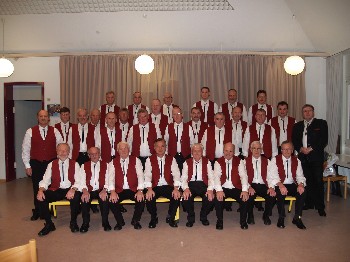 Chorbild im Vorfeld des Herbstkonzerts 2012
