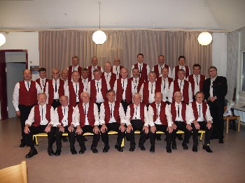 Chorbild im Vorfeld des Herbstkonzerts 2012