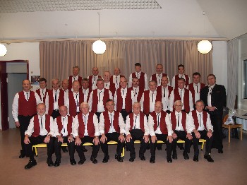 Chorbild im Vorfeld des Herbstkonzerts 2012