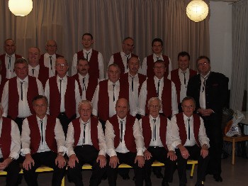 Der Männerchor beim Herbstkonzert 2012