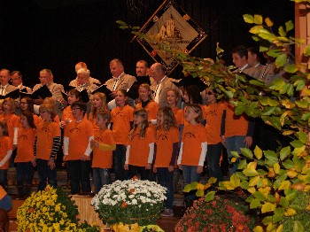 Der Männerchor beim Herbstkonzert 2012
