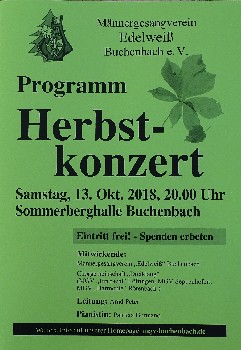 Herbstkonzert 2018