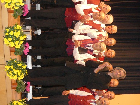 Der Männerchor beim Herbstkonzert 2018