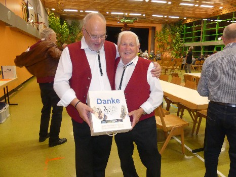 Der Männerchor beim Herbstkonzert 2018