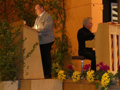 Der Männerchor beim Herbstkonzert 2021