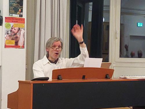 Probe und Einstimmung auf das Frühlingskonzert 2024