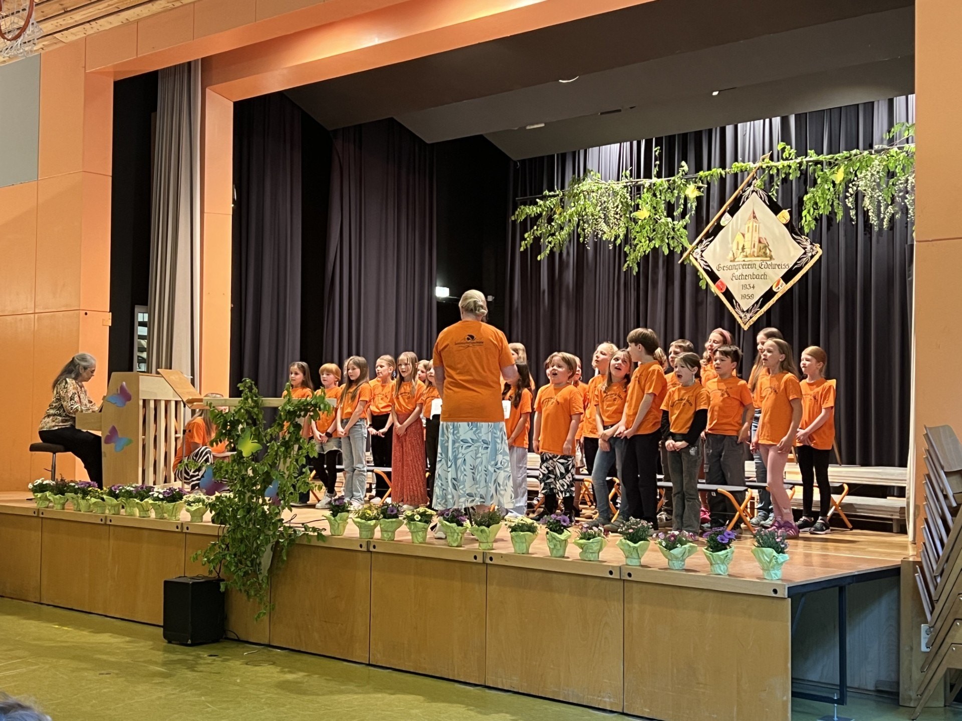 Männerchor beim Frühlingskonzert