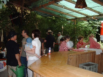 Sängerhock 2005 – Gesellige Runde beim Sängerhock