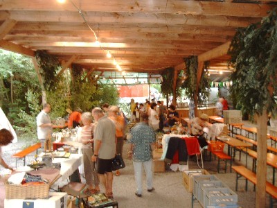 Sängerhock 2005 – Helfer sorgen für das leibliche Wohl