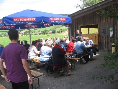 Sängerhock 2014 – Gesellige Runde beim Sängerhock