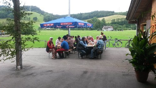 Sängerhock 2014 – Gesellige Runde beim Sängerhock