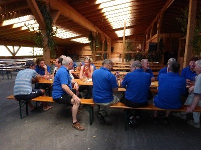 Sängerhock 2015 – Gesellige Runde beim Sängerhock