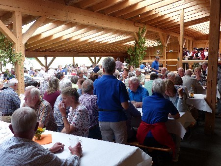 Sängerhock 2017 – Gesellige Runde beim Sängerhock
